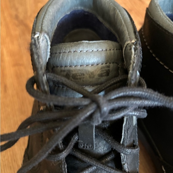 Men's Black Leather Boots by Teva - Picture 2 of 5